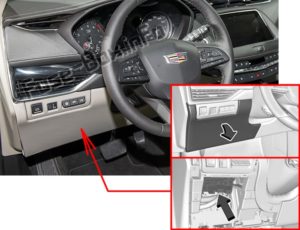 Предохранители и реле Cadillac XT4 (2019-2020 ...)