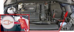 Audi A3 / S3 (8V; 2013-2018) предохранители и реле