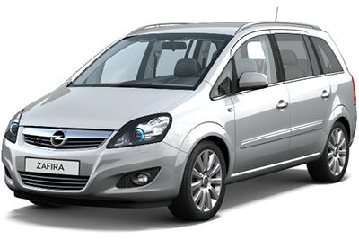 Opel/Vauxhall Zafira B (2006-2014) Предохранители и реле

