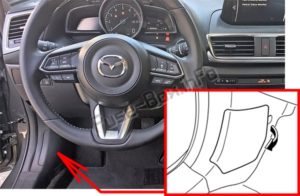 Mazda3 (BM/BN; 2014-2018) предохранители и реле
