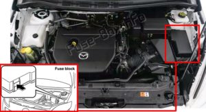 Mazda5 (2011-2018) Предохранители и реле
