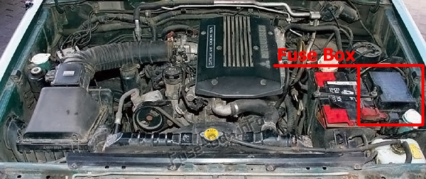 Предохранители и реле Mitsubishi Pajero II (V20; 1991-1999)
