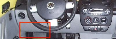 Предохранители и реле Volkswagen New Beetle (1998-2011)
