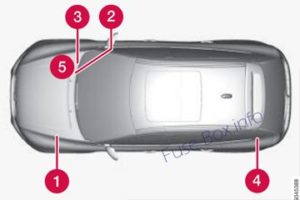 Предохранители и реле для Volvo XC60 (2013-2017)
