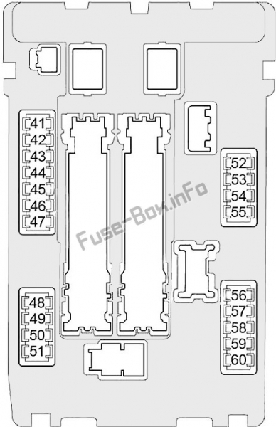 Infiniti QX50 (2013-2017) Предохранители и реле
